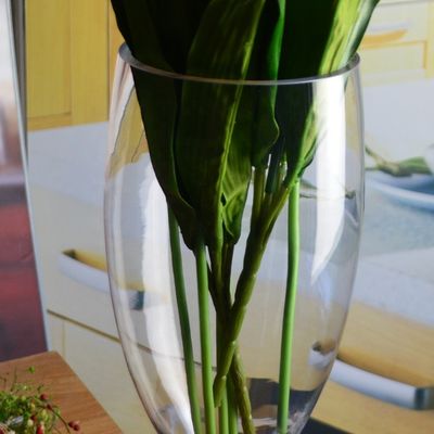 Kalite Europe Style Long Stem Glass Vase Centerpiece For Party Fabrika