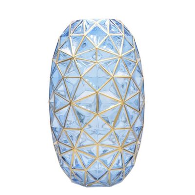 Kalite Creative Handpainted Decorative Glass Vase For Wedding Fabrika