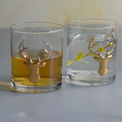Kalite Decorative Round Personalised Whisky Glass For Christmas Fabrika
