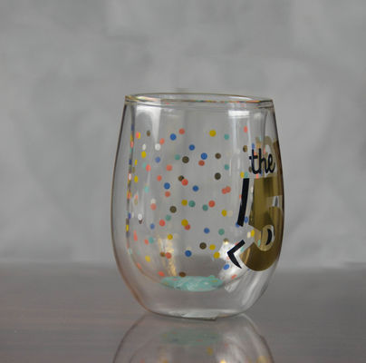 Kalite High Borosilicate Double Wall Handmade Whiskey Glass Fabrika