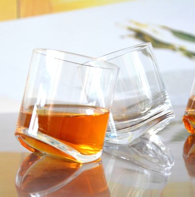 Kalite Lead Free Slanted Bottom Round Whiskey Tasting Glasses Fabrika