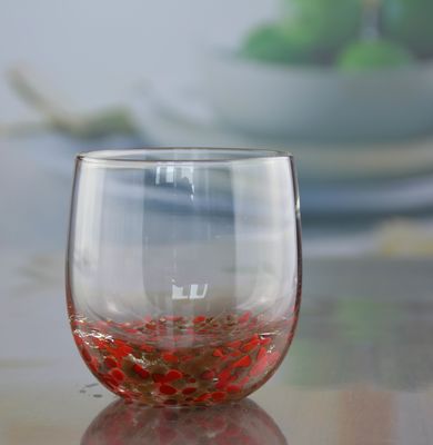 Kalite Gold Stone Bottom Glass SGS 300ml Handmade Whiskey Glass Fabrika