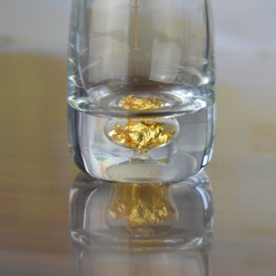 Kalite Gold Foil Bottom Shot Glass Set Fabrika