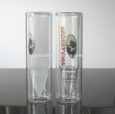 Kalite Bullet Shaped Double Wall 45ml Unique Shot Glasses Fabrika