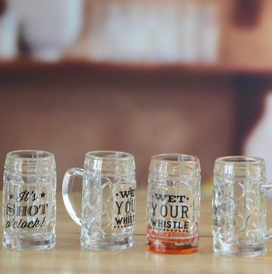 Kalite 2oz Colored Bottom  Mini Shot Glasses For Bar Drink Game Fabrika