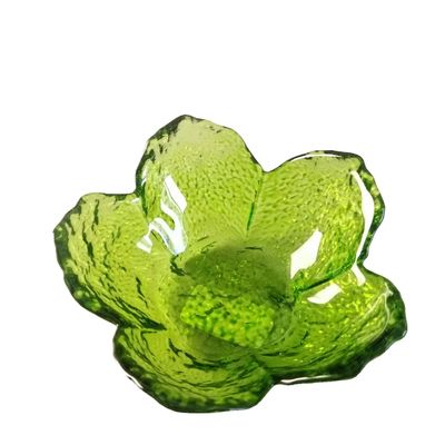 Kalite Ins Cherry Blossom Glass Sauce Plates For Dinner Table Fabrika
