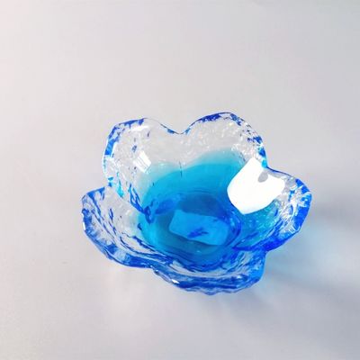 Kalite Ins Cherry Blossom Glass Sauce Plates For Dinner Table Fabrika