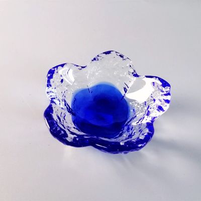 Kalite Ins Cherry Blossom Glass Sauce Plates For Dinner Table Fabrika