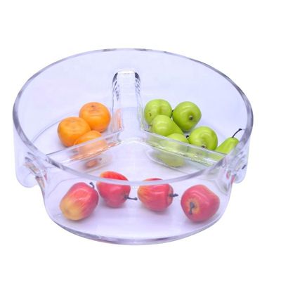 Kalite Handmade Glass Fruit Plate Fabrika