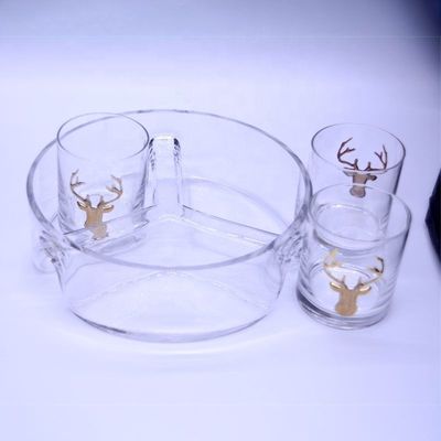 Kalite Handmade Glass Fruit Plate Fabrika