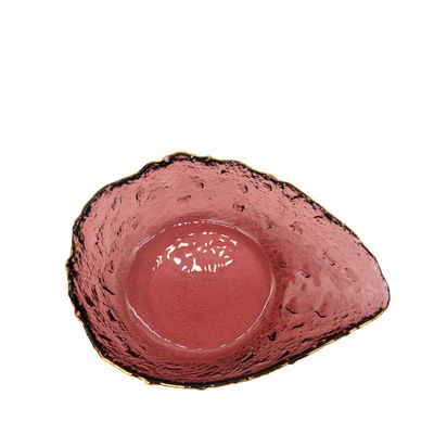 Kalite Exquisite Creative Water Drop Shape Glass Charger Plates Fabrika