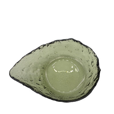 Kalite Exquisite Creative Water Drop Shape Glass Charger Plates Fabrika