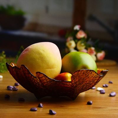 Kalite Maple Leaf Unique Decorative Charger Plates For Snack Fabrika