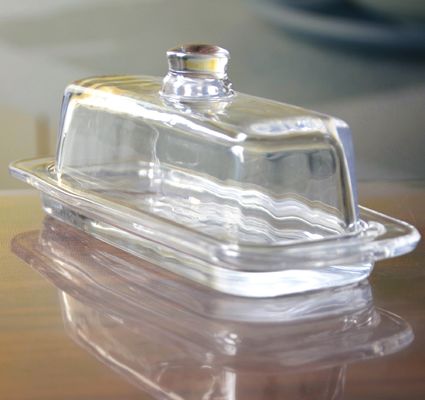 Kalite Rectangle Cake Glass Charger Plates With Cover Fabrika