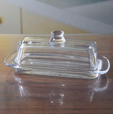 Kalite Rectangle Cake Glass Charger Plates With Cover Fabrika