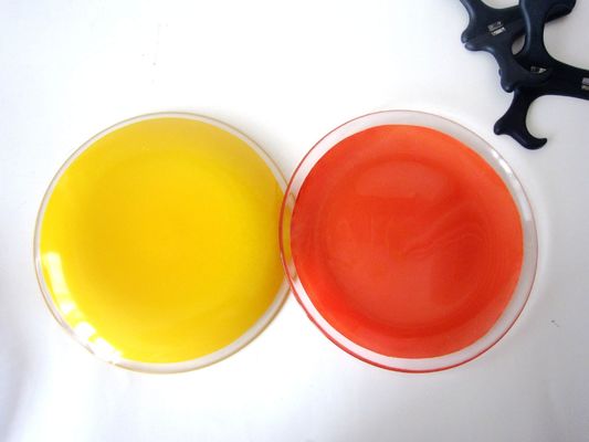 Kalite 10 Inch Transparent Edge Tinting Color Glass Charger Plates Fabrika