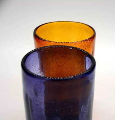 Kalite Round Thicker Wall Mexican Bubble Crystal Cocktail Glasses Fabrika