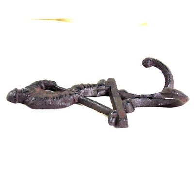 Kalite Ice Hockey Rustic Cast Iron Coat Hooks Cast Iron Crafts Fabrika
