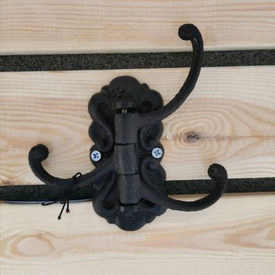 Kalite Vintage Black Iron Hooks Cast Iron Crafts For Entryway Fabrika
