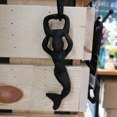Kalite Customized Mermaid Cast Iron Wine Bottle Opener For Bar Fabrika
