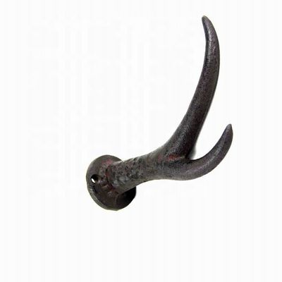 Kalite Deer Antler Cast Iron Wall Hooks Cast Iron Crafts Rust Fabrika