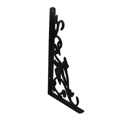Kalite Vintage Classic Pattern Cast Iron Shelf Bracket For Shop Fabrika