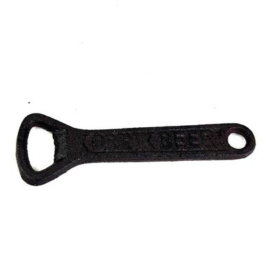 Kalite Exquisite Rustic Metal Bottle Opener Cast Iron Crafts Fabrika