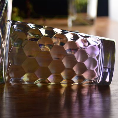 Kalite Iridescent Honeycomb Tumbler Drinking Glasses For Bar Fabrika