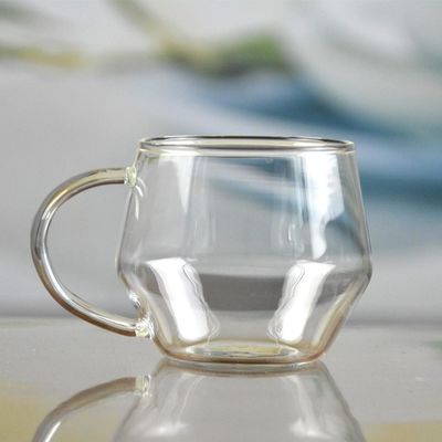 Kalite Borosilicate Heat Resistant Tea Glass Mug With Handle Fabrika