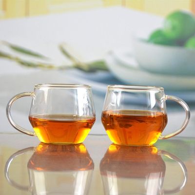 Kalite Borosilicate Heat Resistant Tea Glass Mug With Handle Fabrika