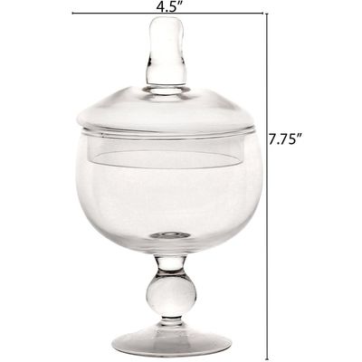 Kalite Multipurpose Set Of 3 Clear Glass Jars For Kitchen Fabrika