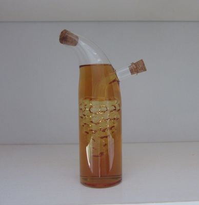 Kalite Double Layer Grape Shape Glass Canister With Lid For Oil Fabrika