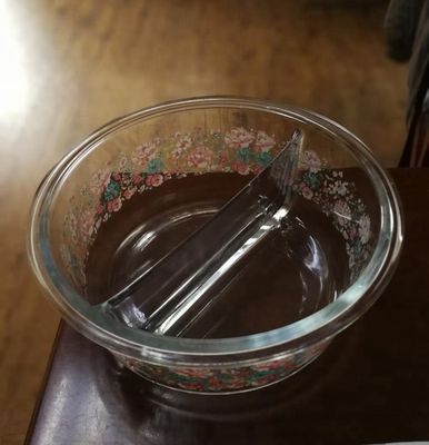 Kalite Two Pots Borosilicate Clear Glass Storage Jars , Glass Bowls With Lids Fabrika