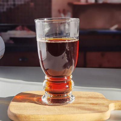 Kalite 550ml Retro Style Craft Beer Tulip Glasses With Handle Bottom Fabrika