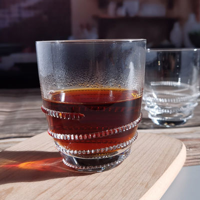 Kalite Creative Hemp Rope Winding Tumbler Drinking Glasses Lead Free Fabrika