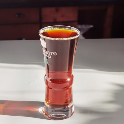 Kalite Highball Drinking Cocktail Crystal Glasses Handblown With Color Logo Fabrika